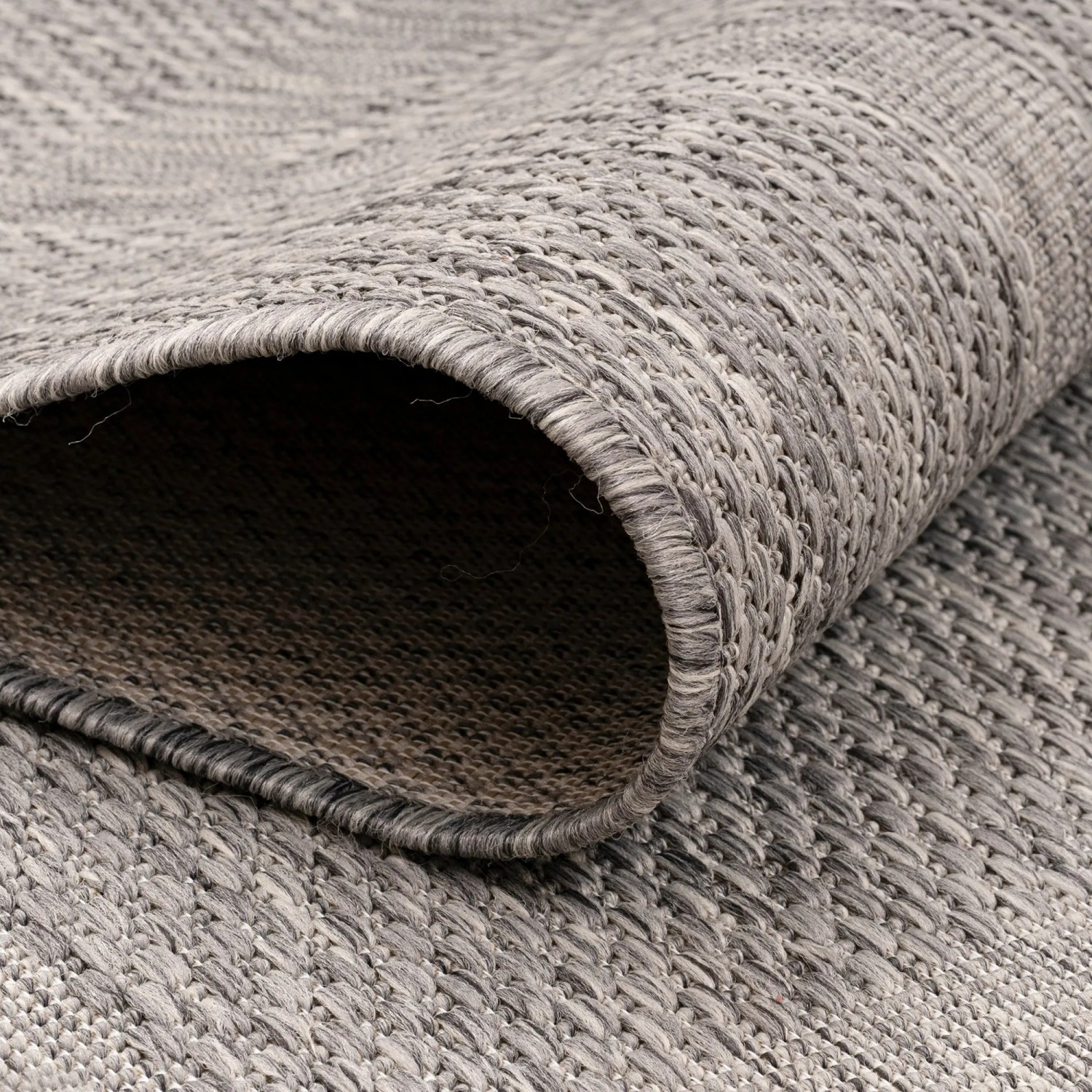 Detailansicht: Ayyildiz In- & Outdoor-Teppich Relax 4311, grau, 120x170 cm, Sisaloptik.