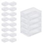 SuperSparSet: 20 transparente Eurobehälter BasicLine mit Klickdeckel, 1,3 Liter.