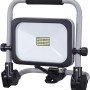 LED-Arbeitsleuchte Bright 20 W in Silber-Anthrazit mit klappbarem Standfuß.