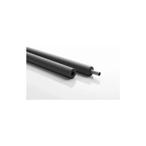 Graue Boni-Shop Rohrisolierung, 35 mm Durchmesser, 9 mm Wandstärke, 1 m Länge.