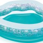 Bestway Kinderpool Sparkle Shell, blau-türkis mit Glitzer, Planschbecken für Kinder.