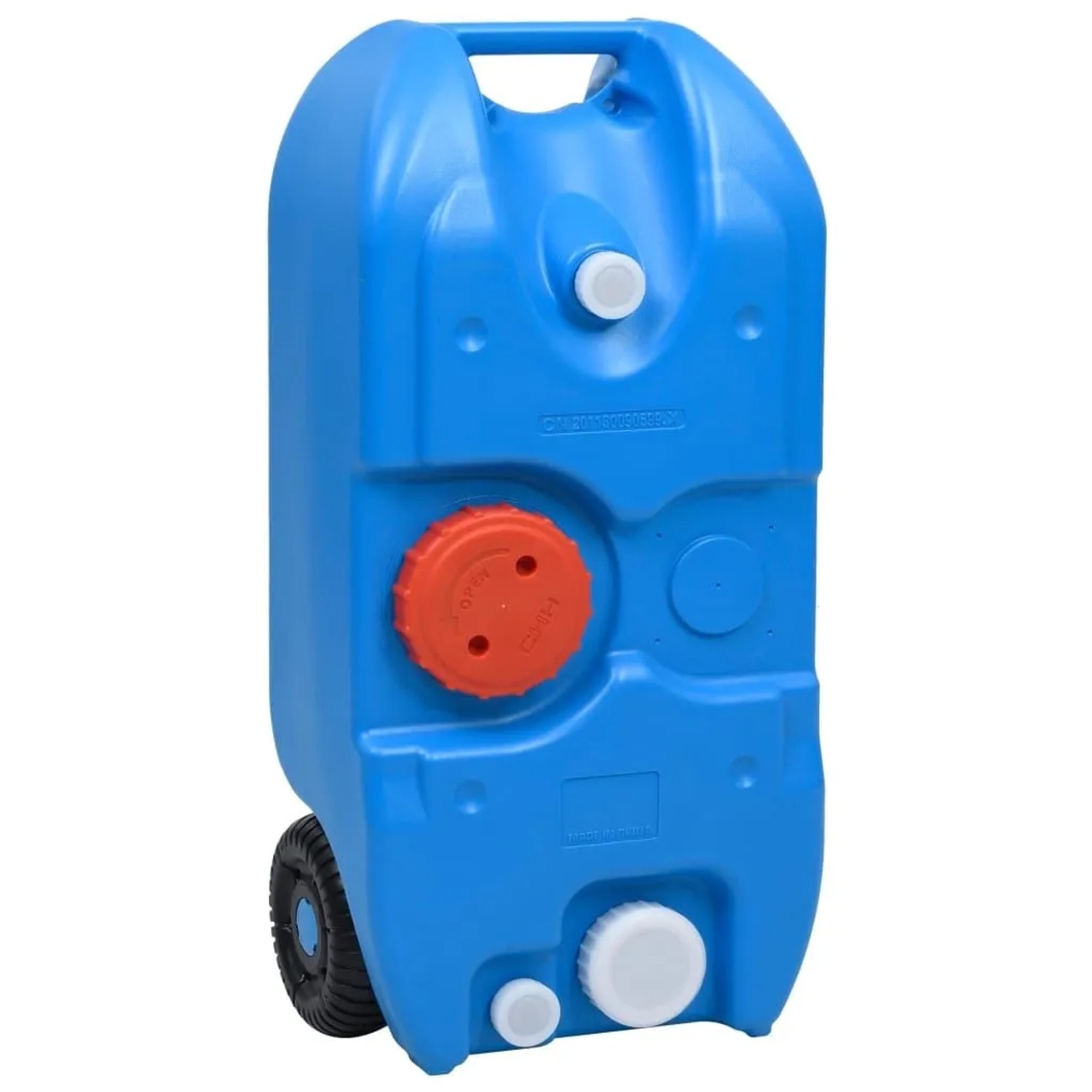 vidaXL Camping-Wassertank mit Rollen 40 L Blau 30133