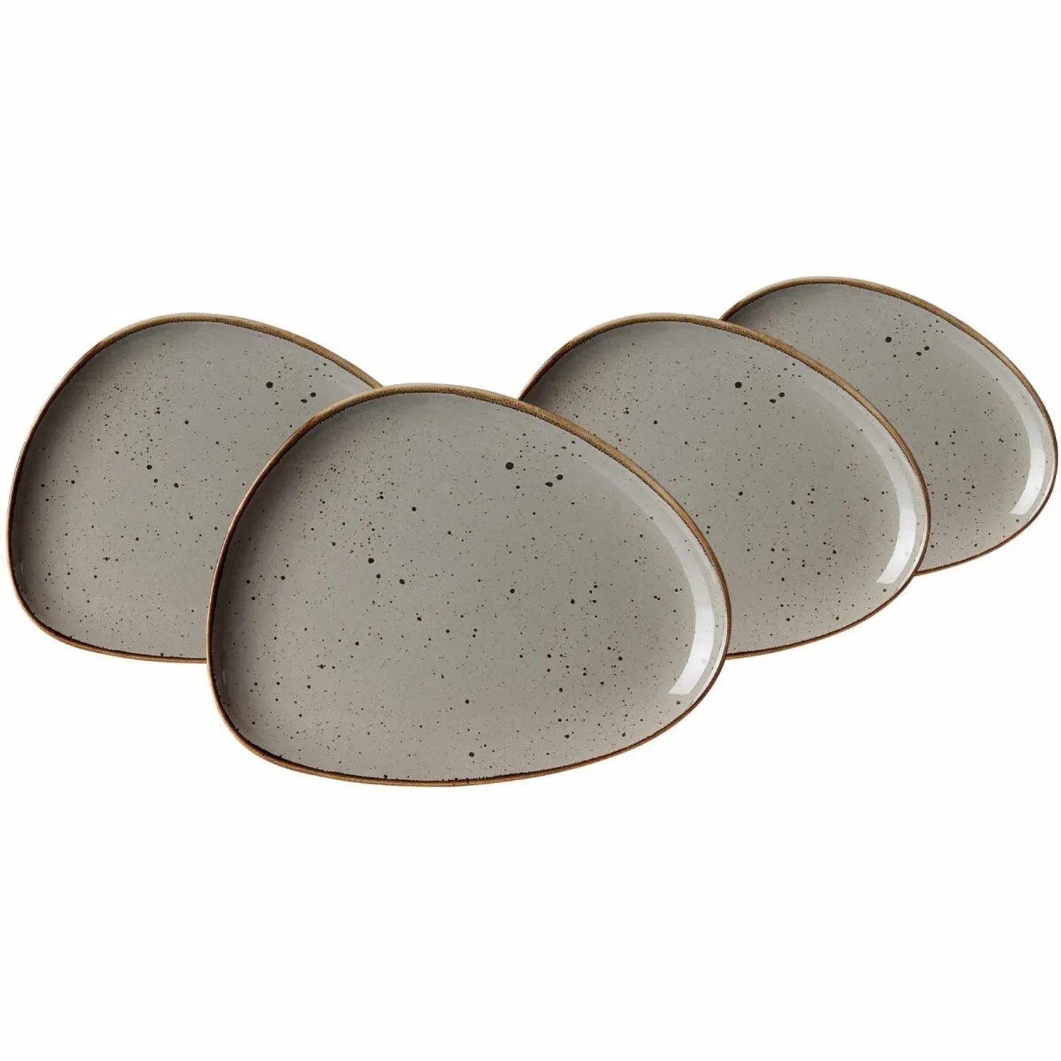 Ritzenhoff & Breker Taste Dessertteller 25,5 x 19,5 cm 4er Set