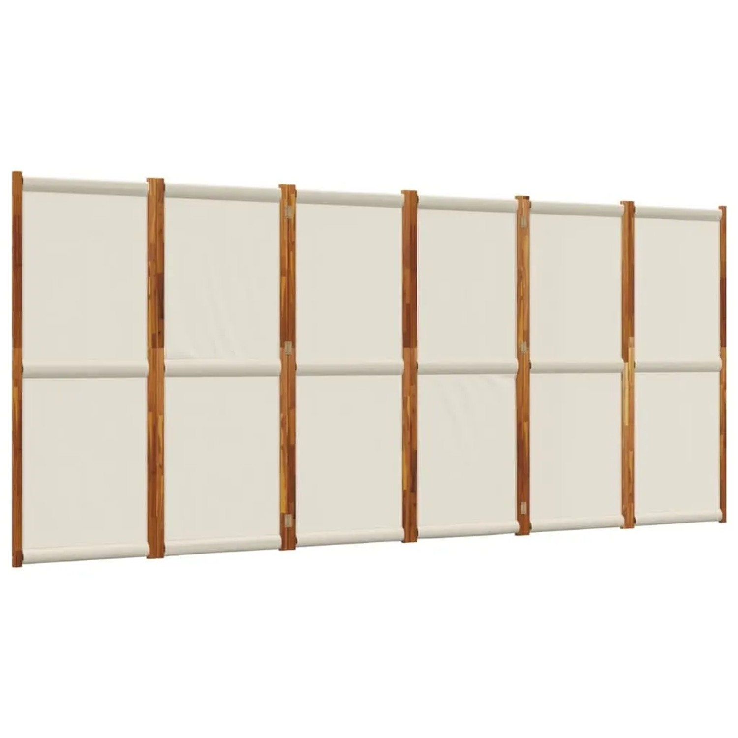 vidaXL 6 Tlg Paravent Hellgrau 420x180 cm 4003358