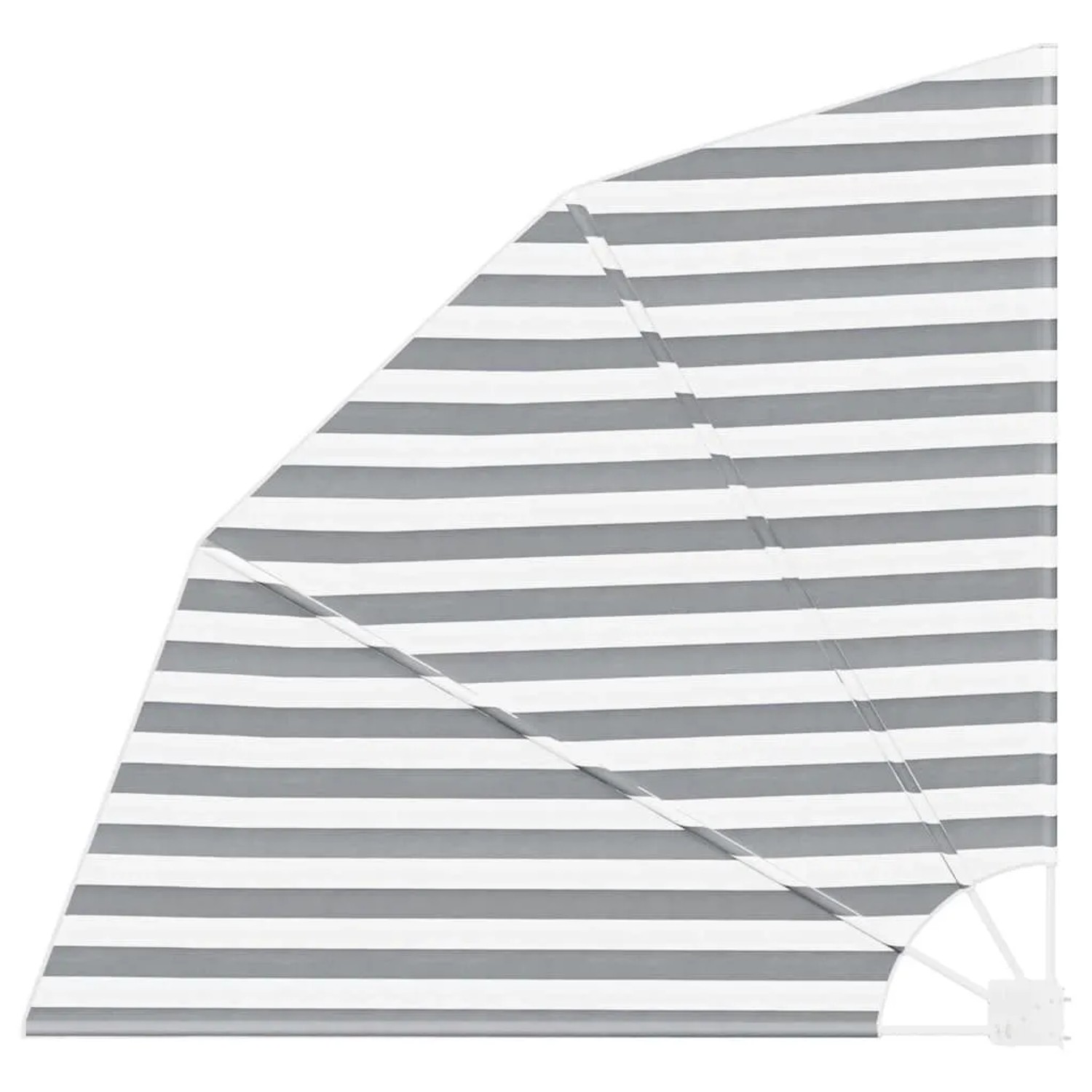 vidaXL Balkon Sichtschutz Anthrazit und Weiß 160 x 160 cm Polyester 4200092 günstig online kaufen