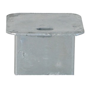 Feuerverzinkte Abdeckkappe für 70x70 mm Pfosten, Baugeräte Zubehör.