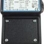 Schwarzer Trafo 50 VA für einen 12V Unterwasserscheinwerfer zur Poolbeleuchtung.