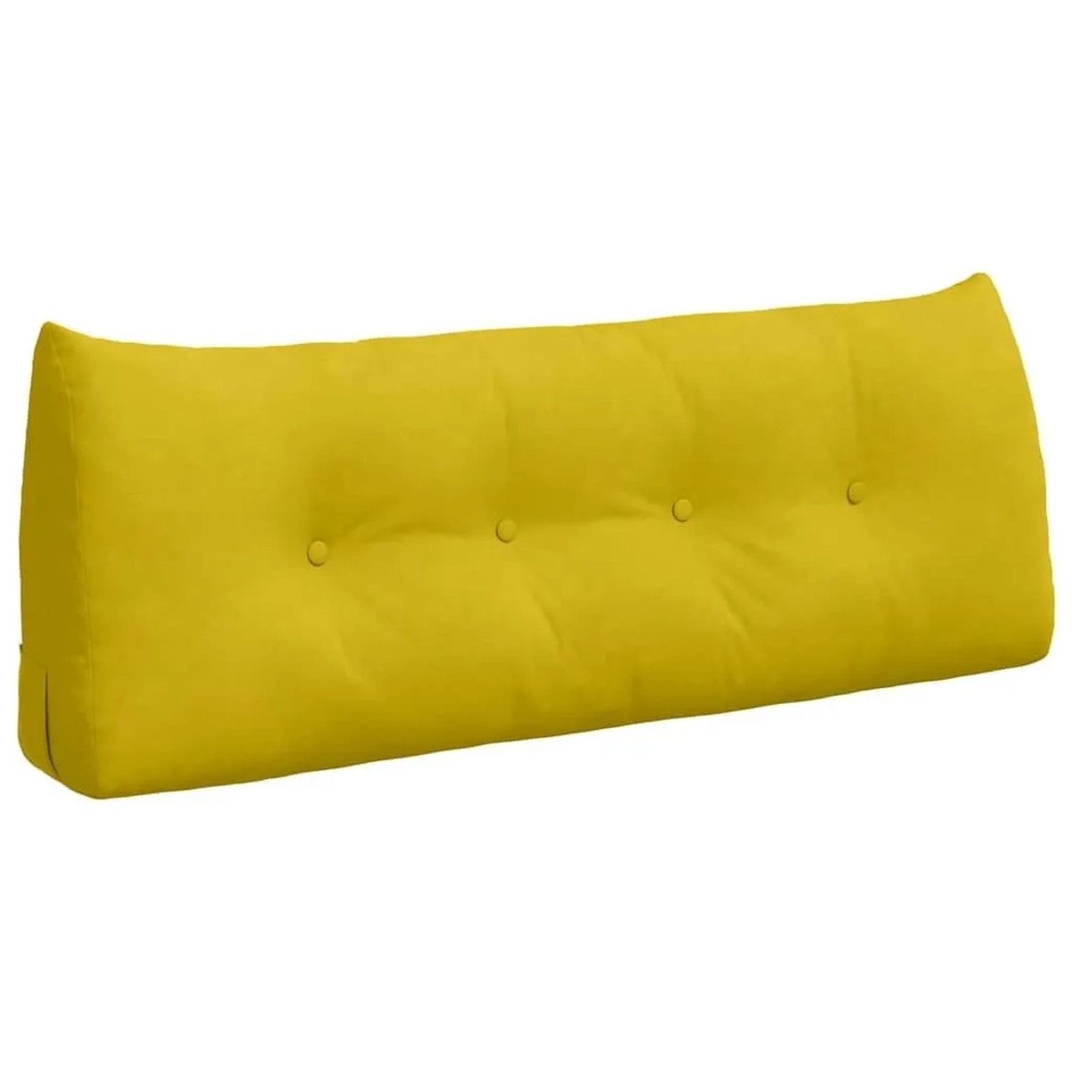 vidaXL Rückenkissen Gelb 120 x 24 x 50 cm Samt 42014494