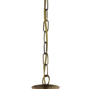 Licht-Erlebnisse Kronleuchter 8-Flammig Breite 72 cm Messing Schwarz E14