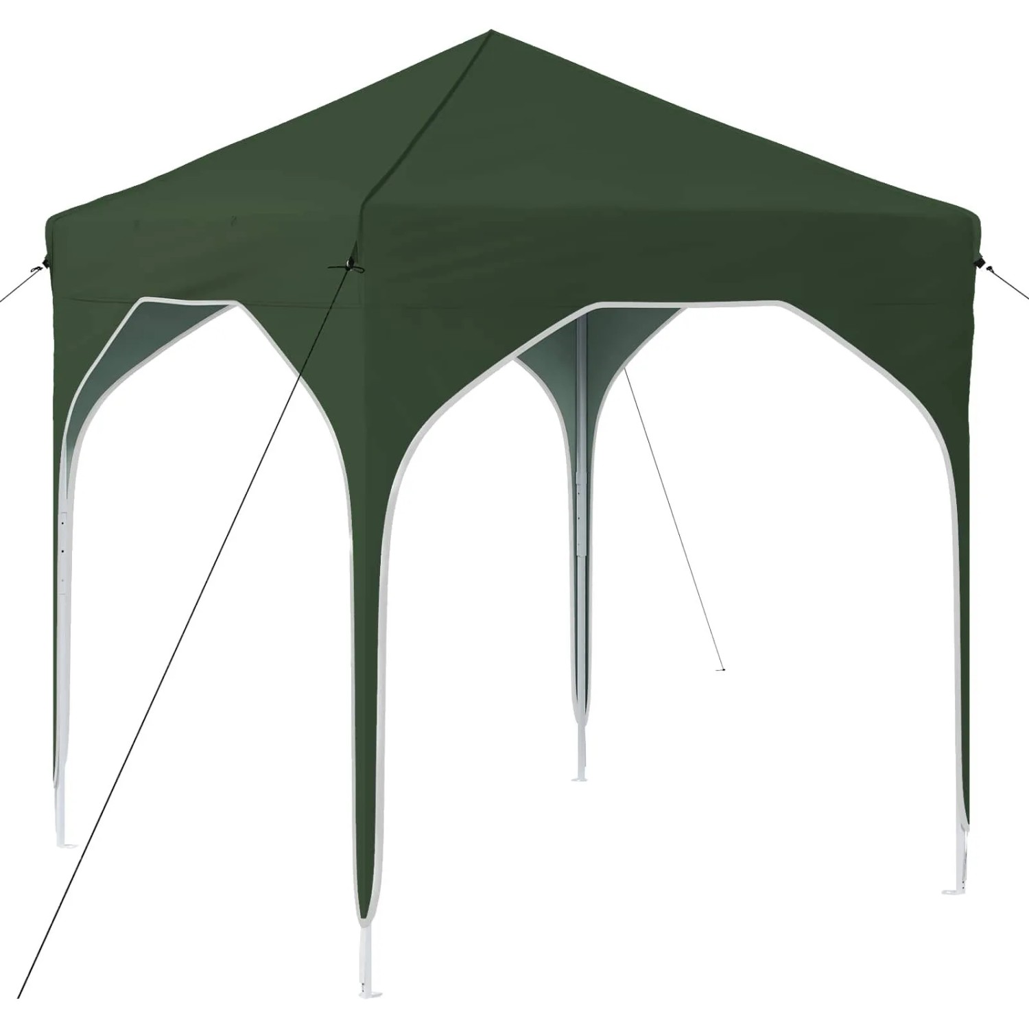 vidaXL Pop-Up Partyzelt 194 x 194 x 245 cm Grün 42019816
