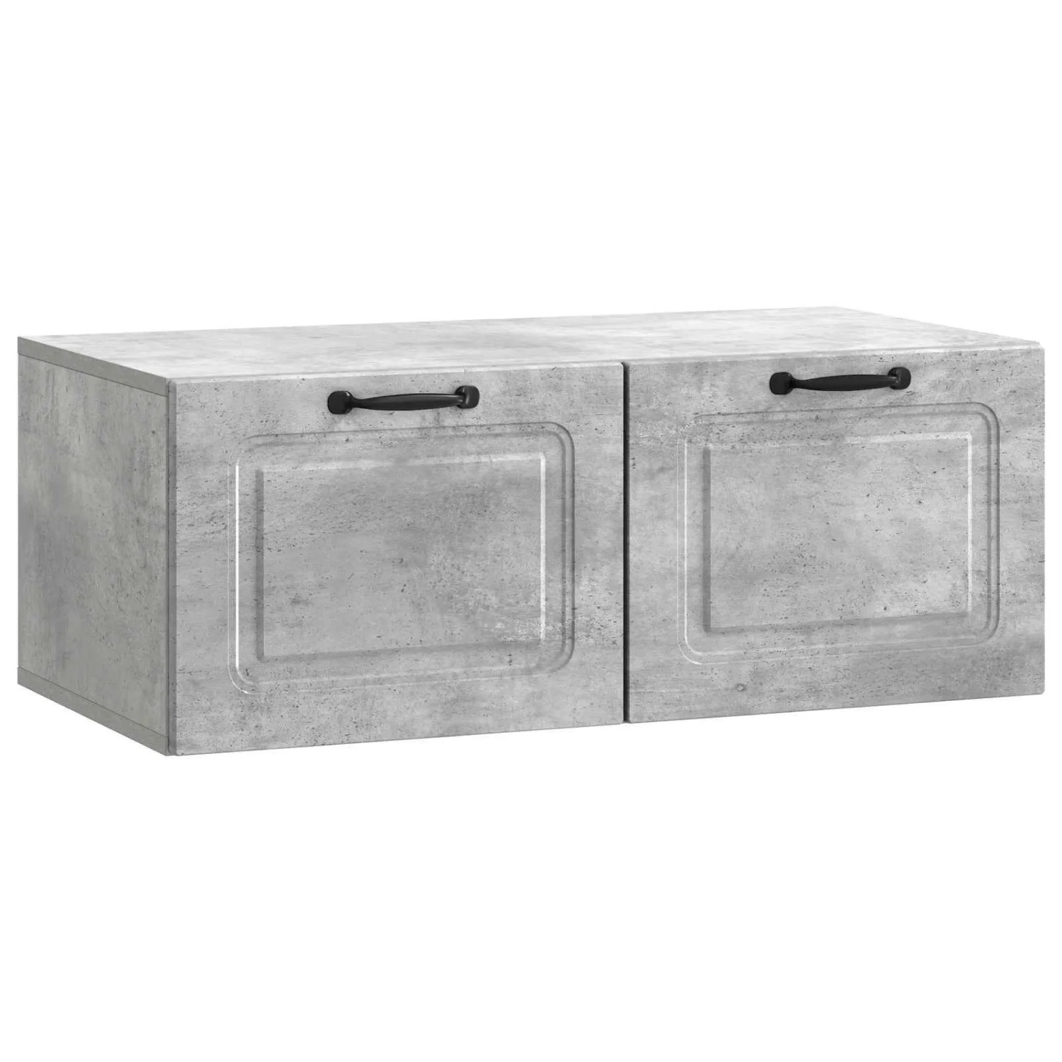 vidaXL Wandmontierter TV-Schrank Betongrau 78,5 x 41 x 30 cm 899368