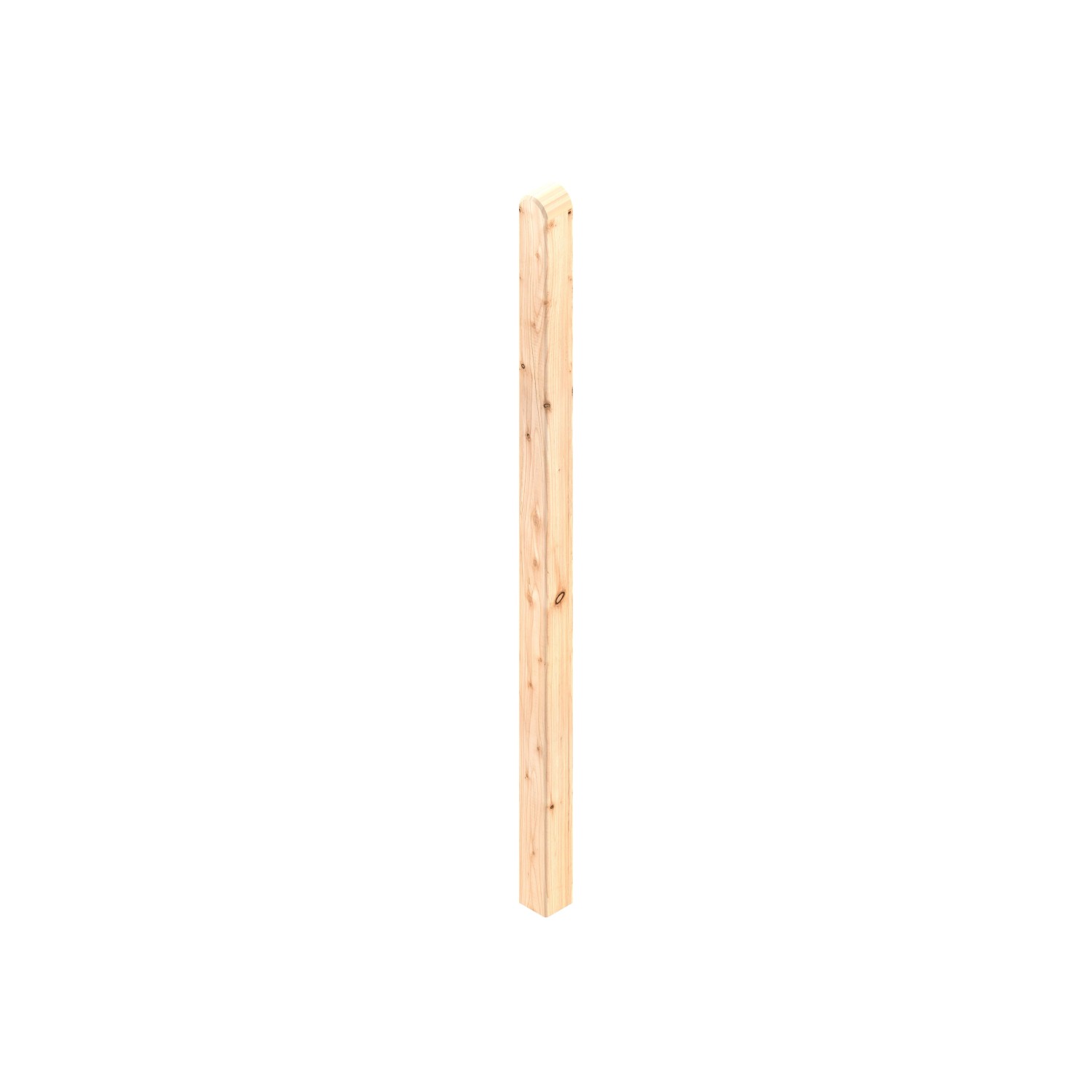 FORMAT Holzbesenstiel – Ø 24 Mm, 140 Cm, Rundkopf, Sauber Geschliffen, Ohne Konus – Für Kehren & Mehr