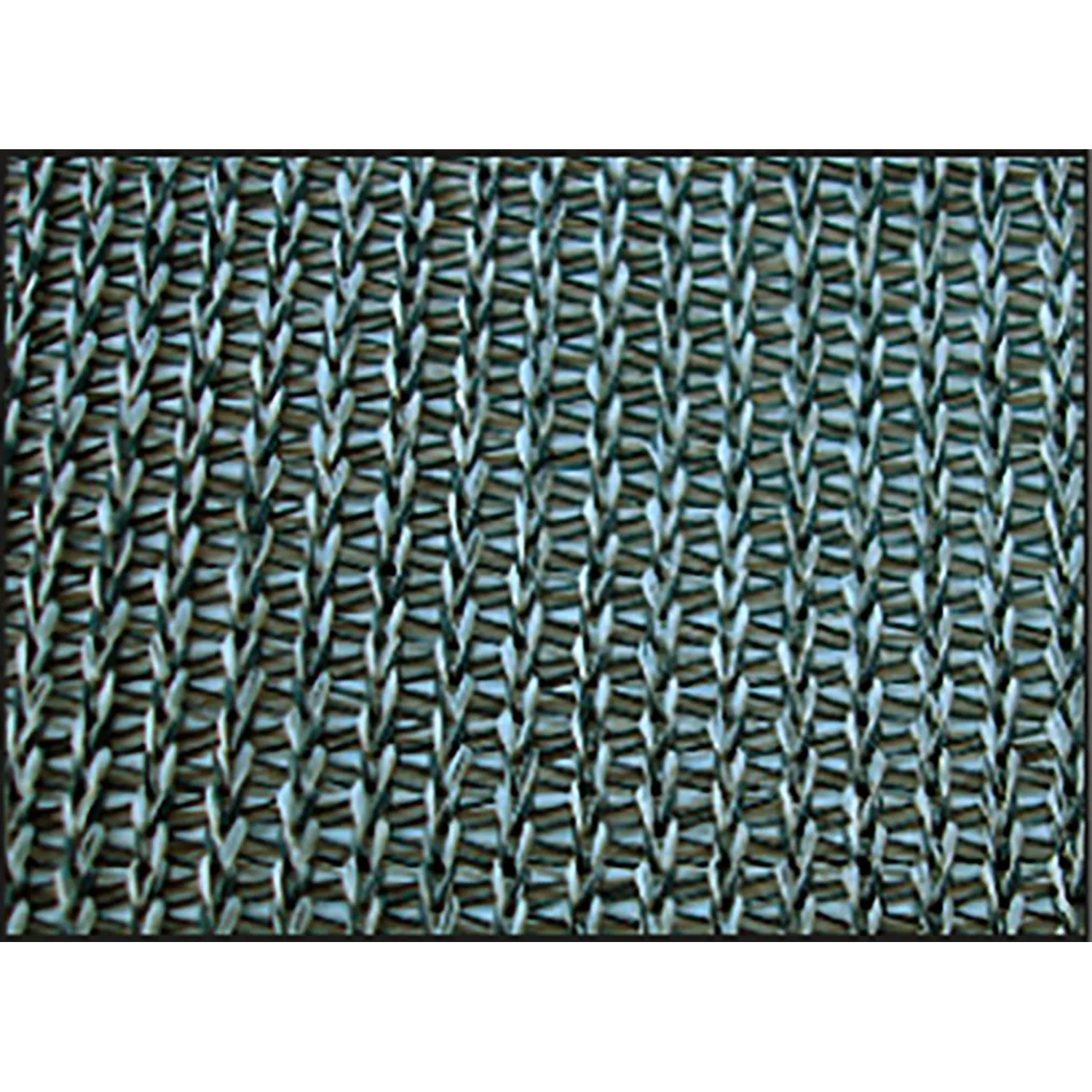 Detailaufnahme des grauen, dreieckigen Siena Garden Solino Sonnensegels (3,6x3,6x3,6 m).