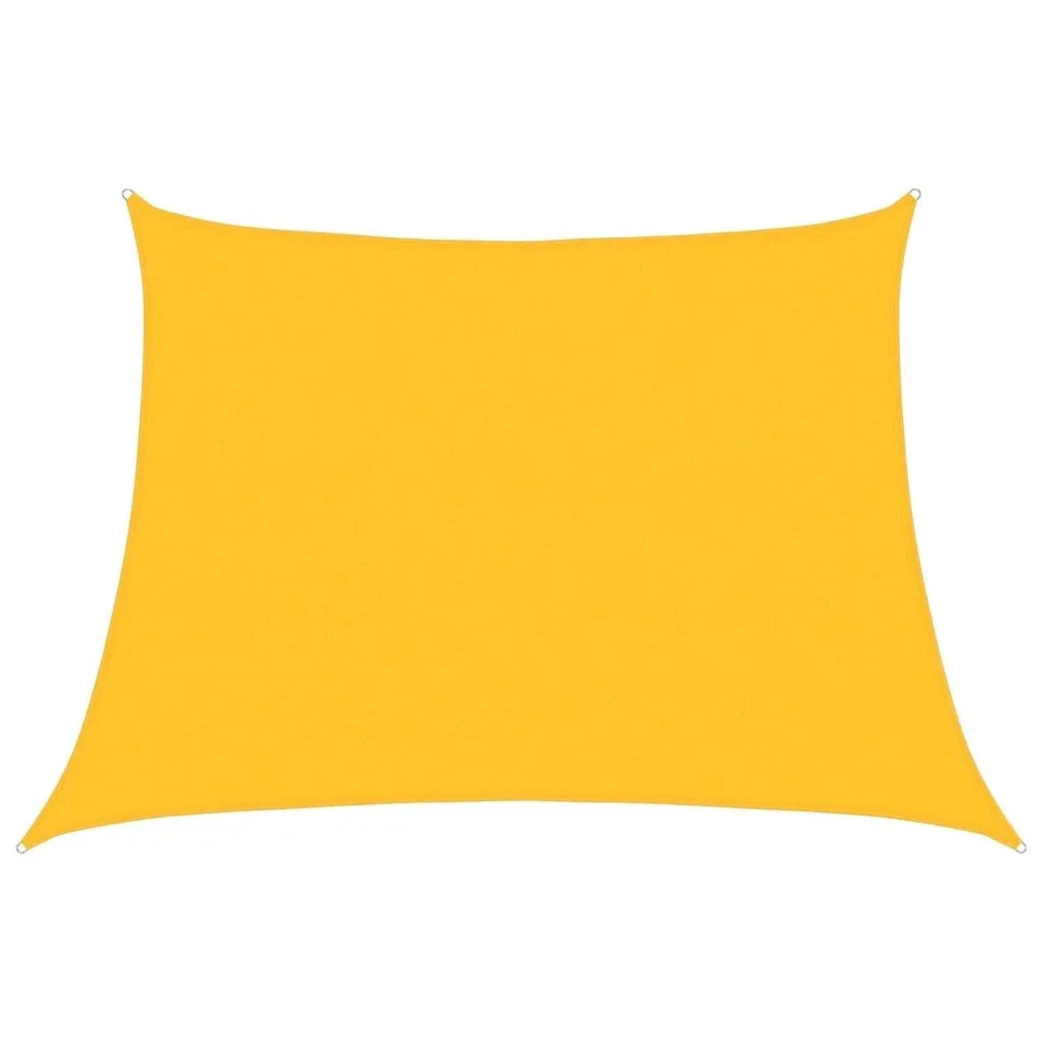 Furnicato Sonnensegel 160 G M² Trapezform Gelb 4 5x3 M Hdpe