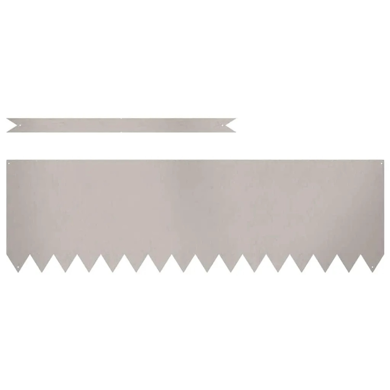 vidaXL Raseneinfassung 30 Stk Braun 100 x 0,05 x 20 cm Wetterfeststahl 3335787