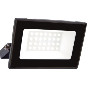 Grauer LED Strahler 20W für Außen, modernes Design, effiziente Beleuchtung.