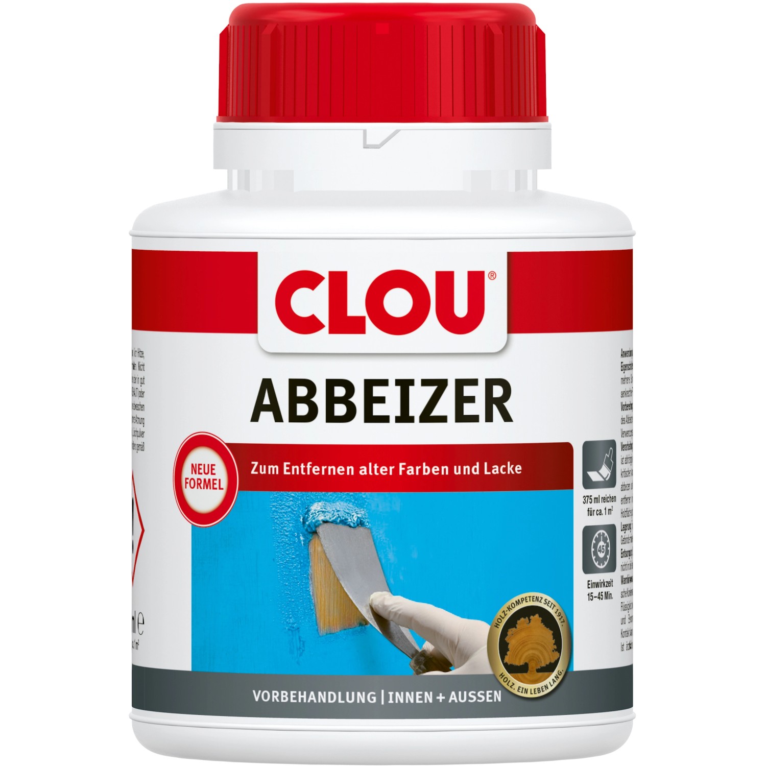 Clou Abbeizer Vorbehandlung 375 ml für Innen und Außenbereich