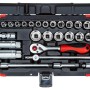 Gedore Steckschlüssel-Satz R59003026, 26-teilig, 10 mm (3/8 Zoll) im Koffer.