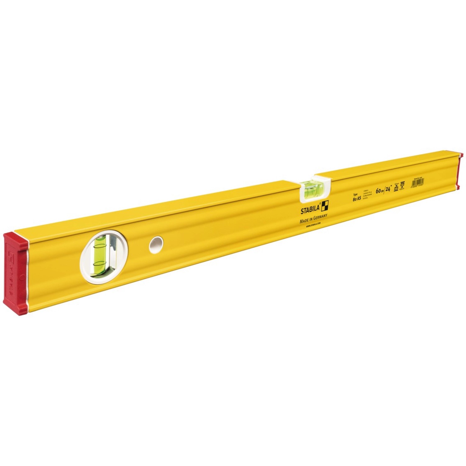 Stabila Wasserwaage Typ 80 AS mit 60 cm Länge