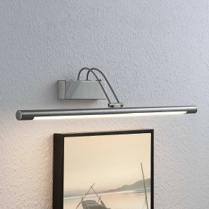 Moderne Lindby LED Wandleuchte Mailine in Alu zur Bilderbeleuchtung.