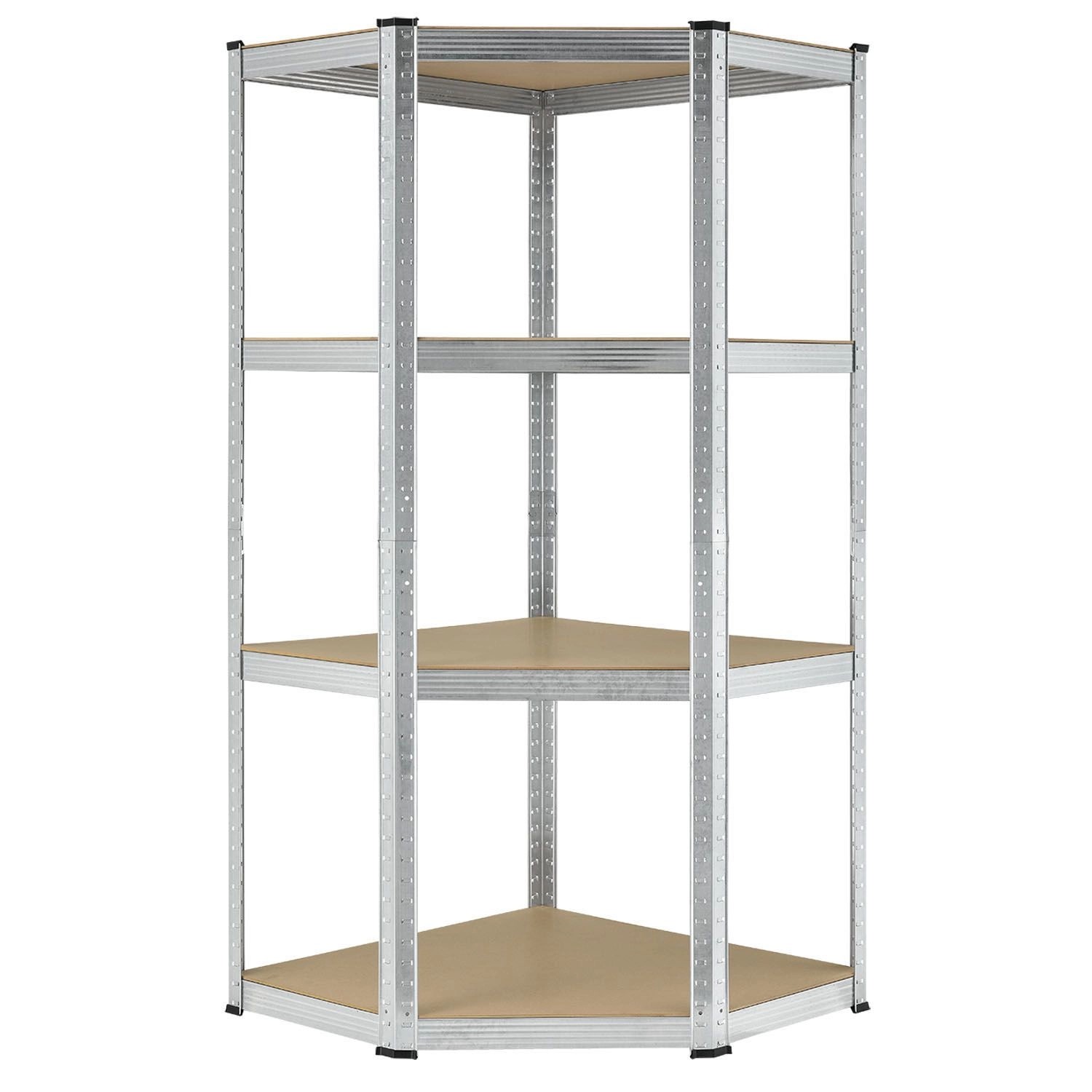 Juskys Eckregal Lagerregal Corner Easy 160 x 75 x 40 bis 75 cm günstig online kaufen