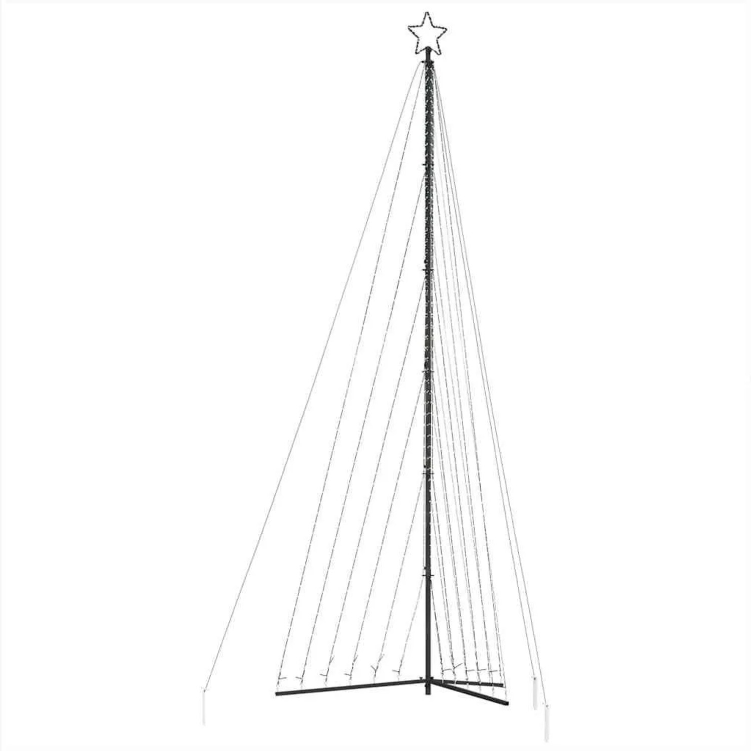 vidaXL LED Weihnachtsbaum 789 LEDs Mehrfarbig 476 cm 4016447