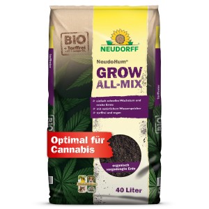 Sack Neudorff Pflanzerde Neudohum Grow All-Mix, torffreie Erde für schnelles Wachstum, 40 l.