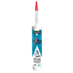 Grosfillex Montagekleber GX Extra Power für Kunststoff, SPC, PVC, 310 ml Kartusche.