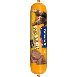 Vitakraft Hundewurst 1kg, Hunde-Belohnungssnack mit Huhn, ohne Zucker und Farbstoffe.