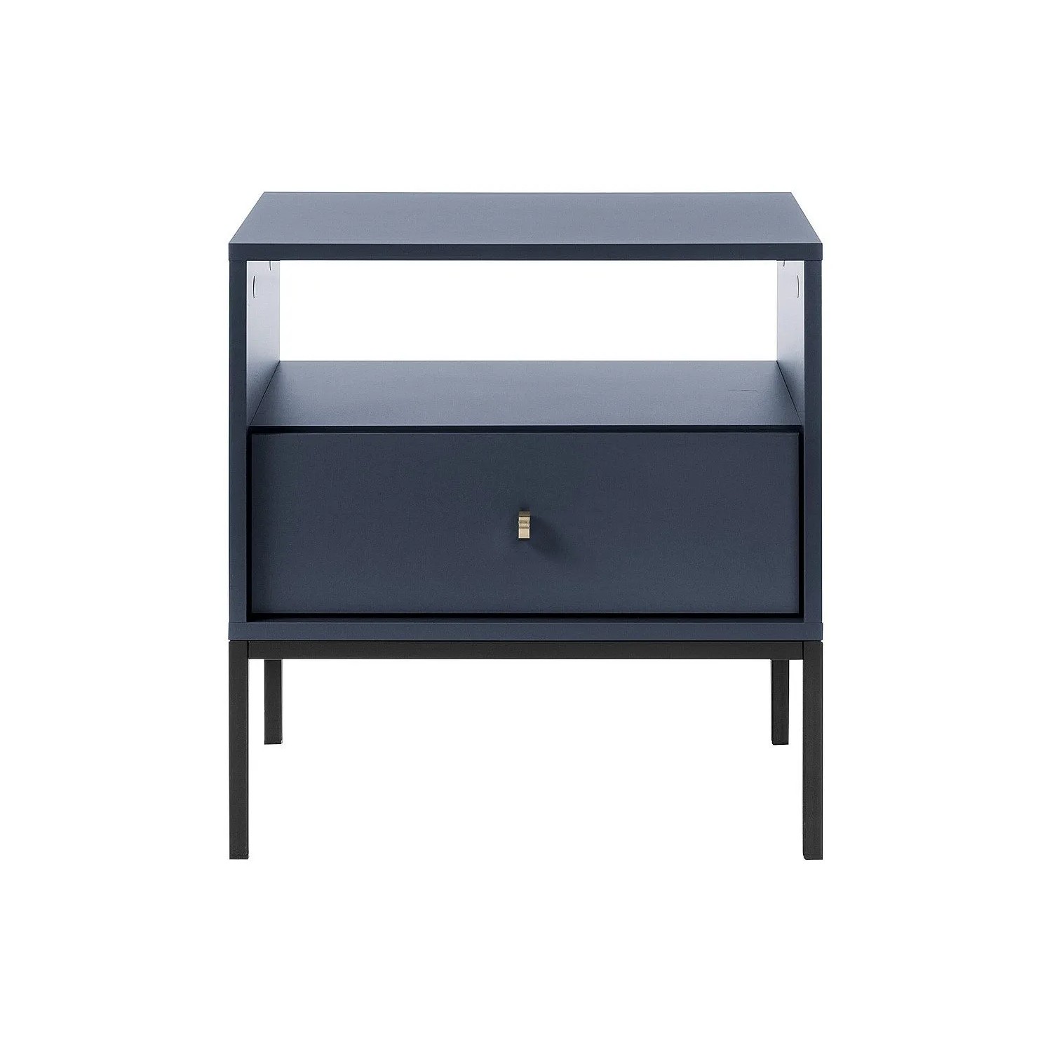 Vente-unique Nachttisch Bogdan Marineblau 54 cm