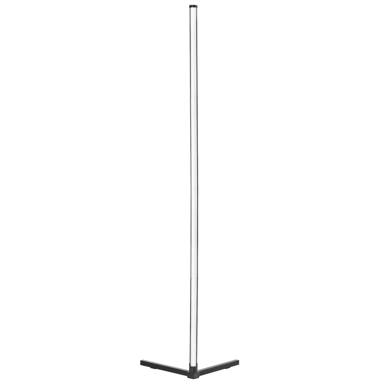 Tectake Led Stehlampe Spectra 16 Millionen Farben  Über 200 Lichteffekte Steuerbar Per Smartphone und Sprachassistenten  29 5 x 29 5 x 145 cm Schwarz
