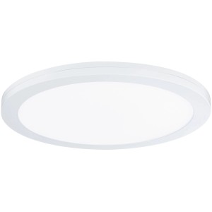 Rundes, weißes LED-Einbaupanel Cover-it von Paulmann, geeignet als Deckenleuchte.
