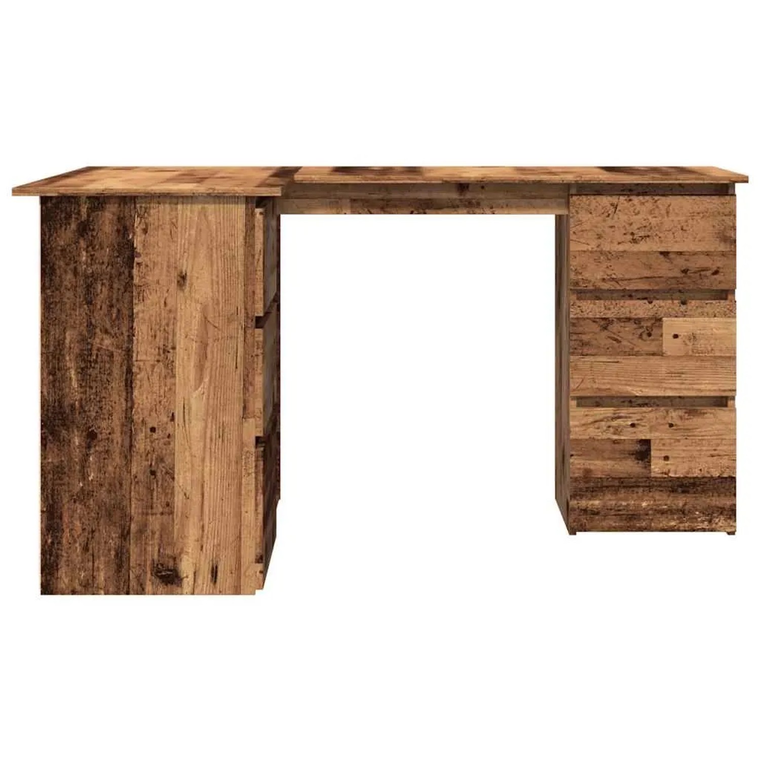 vidaXL Eckschreibtisch Altholz-Optik 145x100x76 cm Holzwerkstoff 855962_6
