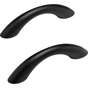 Ottofond Atlanta Wannengriffe, 2er Set, schwarz, für Badewanne, Ein- und Ausstiegshilfe.