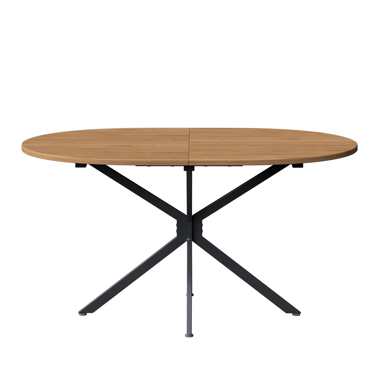 okwish Esstisch Oval für 4-6 Personen 120 × 80 cm Natur
