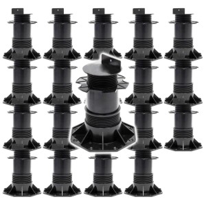 Xpotool Set 20X Stelzlager Terrassen 2700Kg 137-215Mm Stellfüße Höhenverstellbar
