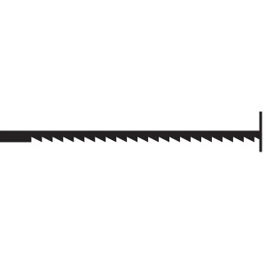 Proxxon Laubsägeblatt Super-Cut, grobverzahnt, 14 Zähne, für Holz, 12 Stück.