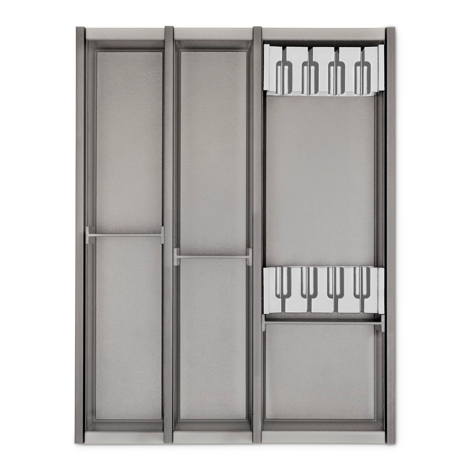 SOTECH Cuisio Besteckeinsatz 55mm Transluzent Graphitgrau mit Messerblock F günstig online kaufen