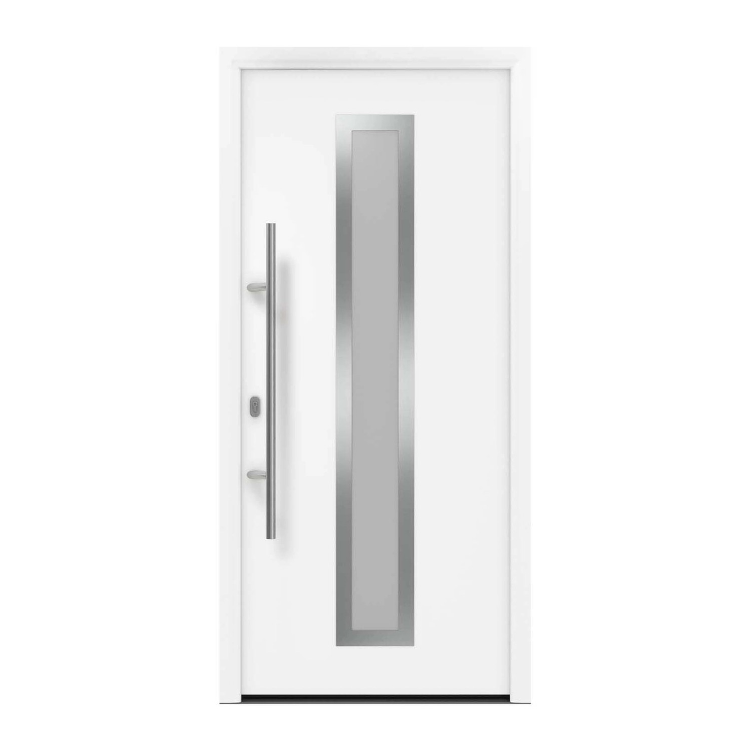 EcoStar Haustür Isopro IP 700S Verkehrsweiß 110 cm x 210 cm DIN L günstig online kaufen