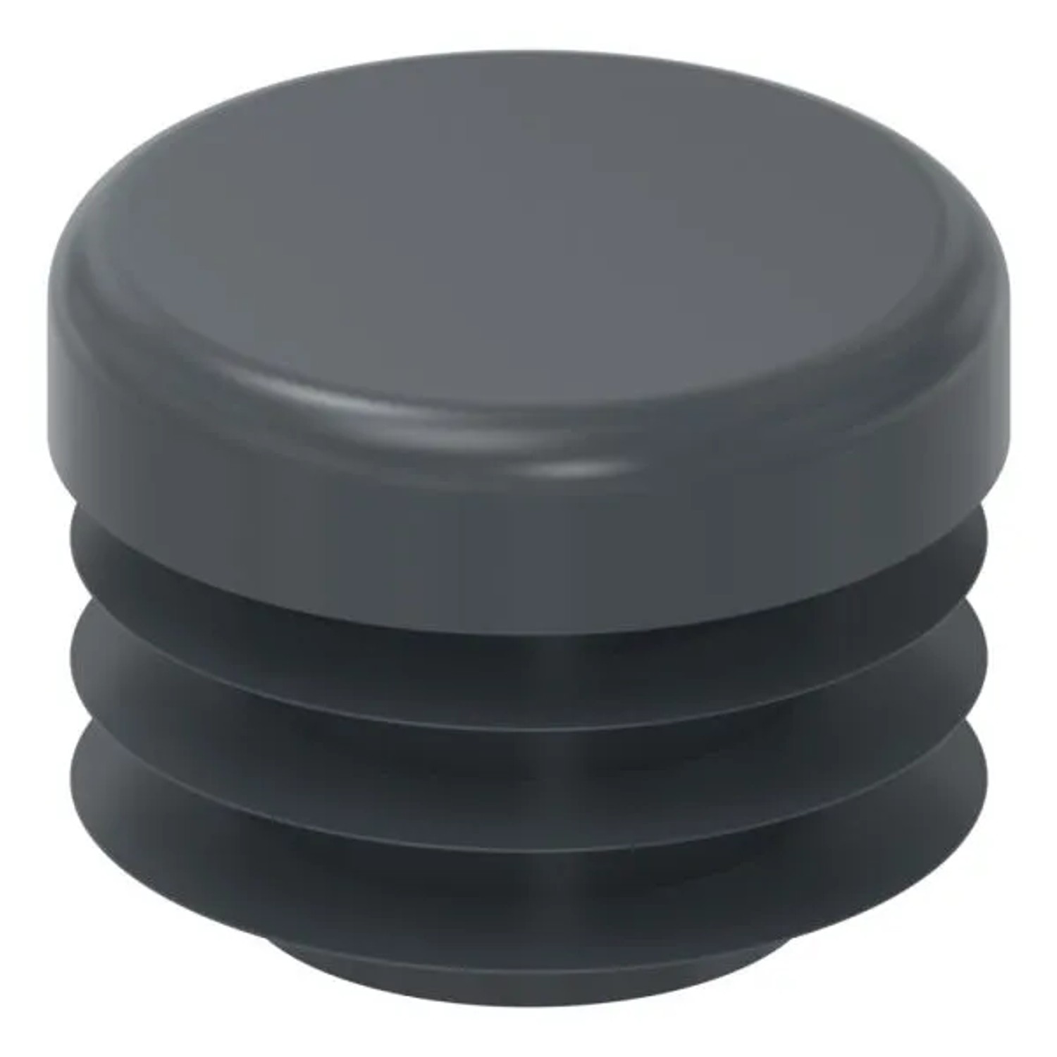 FeNau Einsteckkappe Kunststoff Für Rohr Ø 21,3 mm Wandstärke 1,0-2,5 mm RAL 7016