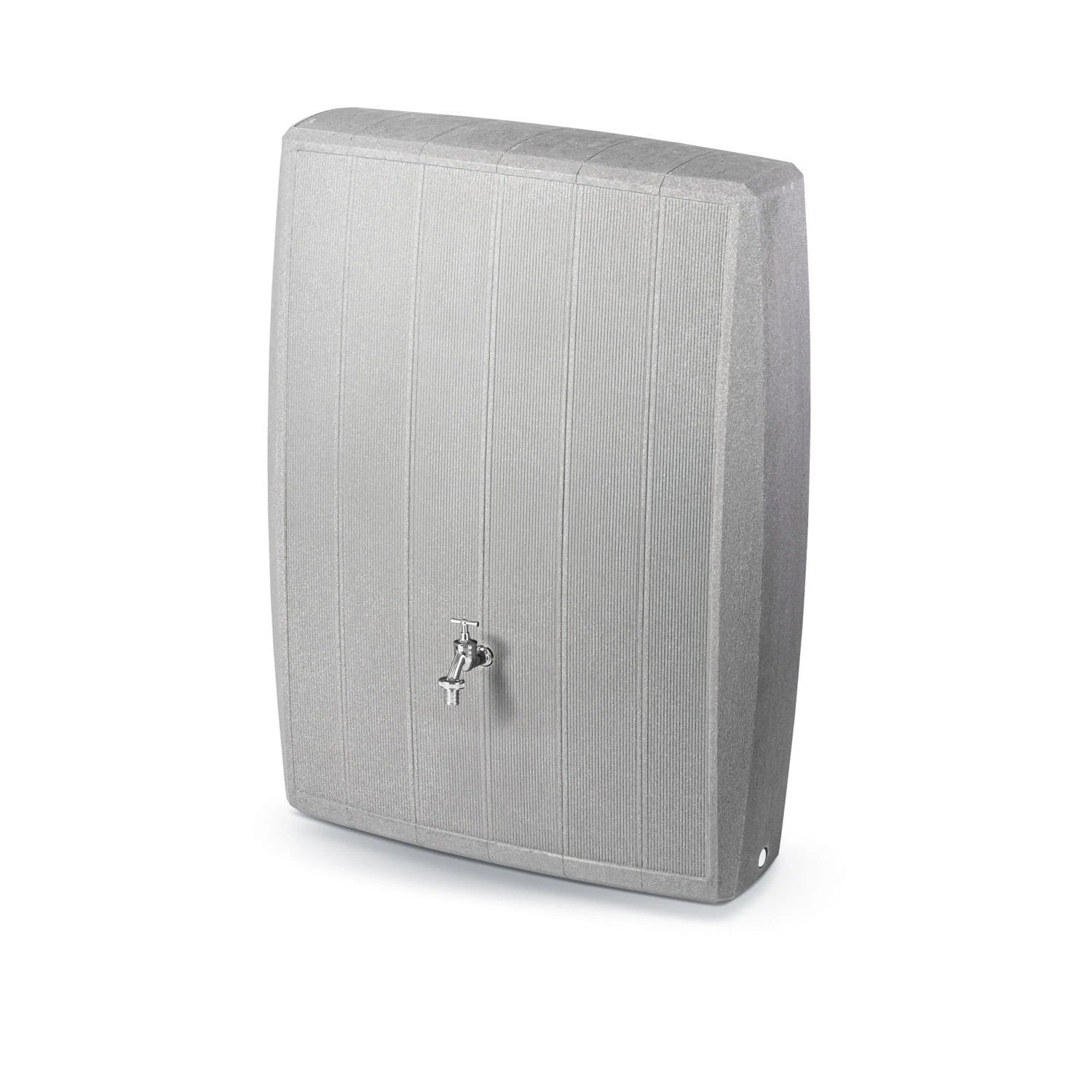 Arves Regentonne Concrete 200 l, betongrau, mit Wasserhahn. Ideal für die Gartenbewässerung.