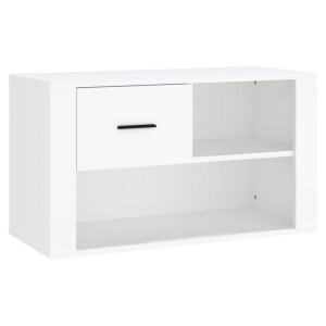 vidaXL Schuhschrank Weiß 80x35x45 cm Holzwerkstoff 816752