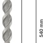 Bosch Hammerbohrer SDS max-4, 18x400x540 mm, für Beton und Mauerwerk. Robuster Hartmetall-Bohrer mit 4-Schneidern.