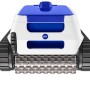 Gre Akku-Poolroboter ER230, weiß/blau, mit Raupenantrieb und Reinigungsbürste für Aufstellpools.