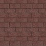 Karibu Dachschindeln Rechteck, dunkelrot, für Gartenhaus-Dachdeckung.