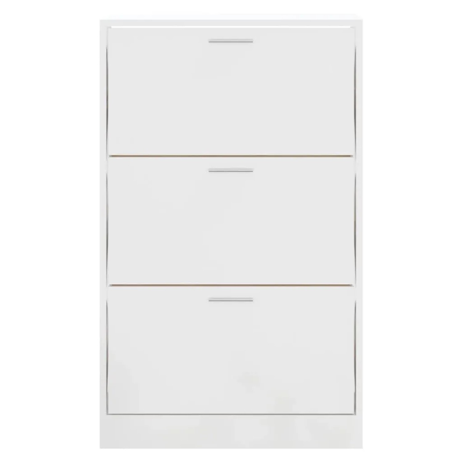 vidaXL Schuhschrank Hochglanz-Weiß 63x24x103 cm Holzwerkstoff 342554_4