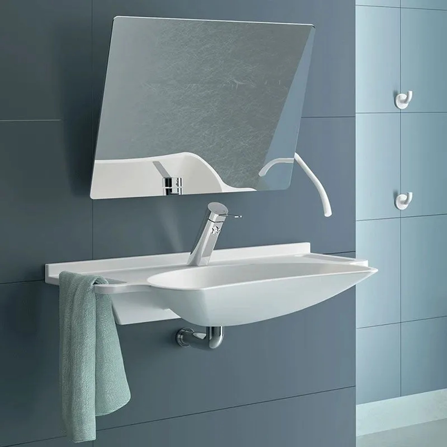 Delabie Wandhaken D62x65mm Nylon_3