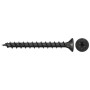 Schwarze Fischer PowerFast II Holzschraube, Senkkopf, TX-Antrieb, Vollgewinde, 4,5x50 mm, 45 Stück.