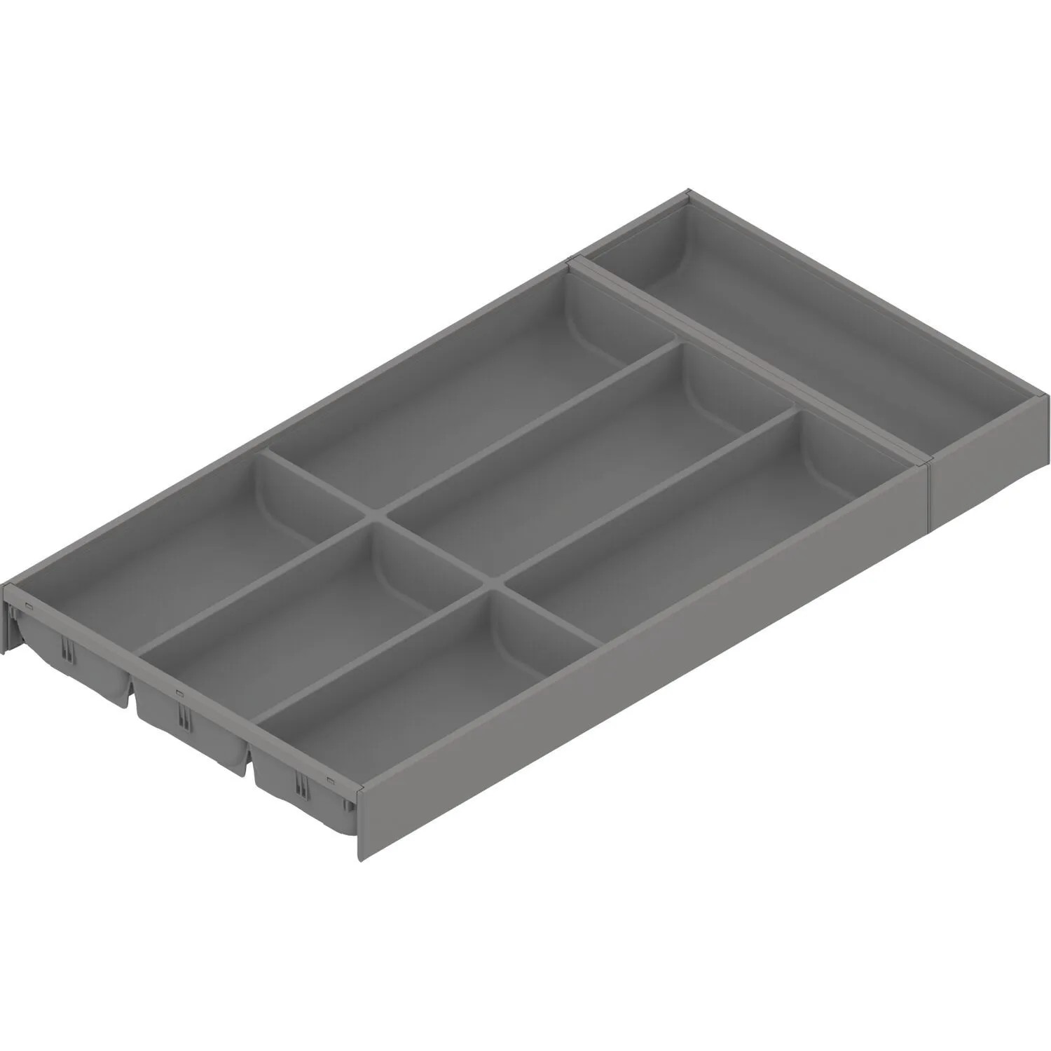 Blum Besteckkasten Ambia-Line 574x300x50 mm Besteckeinsatz Stahl Indiumgrau Matt
