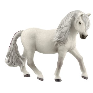 Schleich Islandpony Stute, detailgetreue Spielfigur für Kinder, aus dem Horse Club.